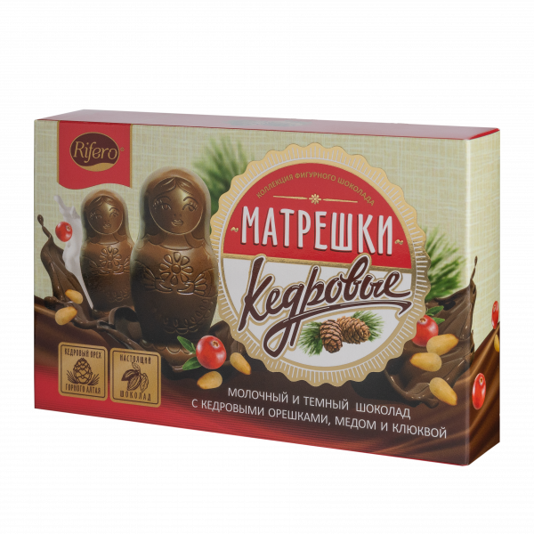 №1 Риф и ко Конфеты "Матрёшки кедровые" 100г           в Тутаеве