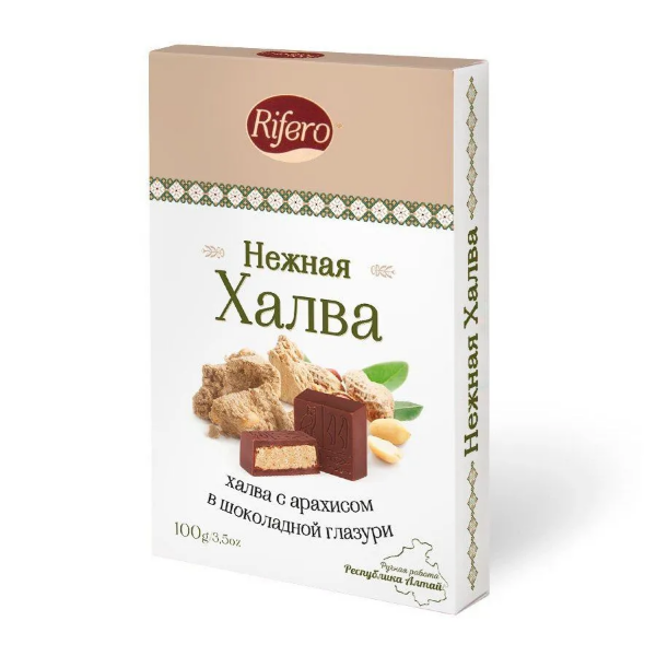 №1 Риф и ко Конфеты "НЕЖНАЯ халва" 100г    в Тутаеве