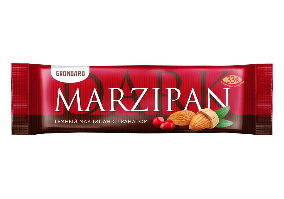  TM Grondard     (10973) Батончики глазированные Марципановые ГРАНАТ, (24шт по 50г)       в Тутаеве