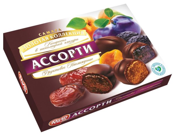 №2 КФ МИР Фруктовое наслаждение (набор шоколадных конфет) 170г в Тутаеве