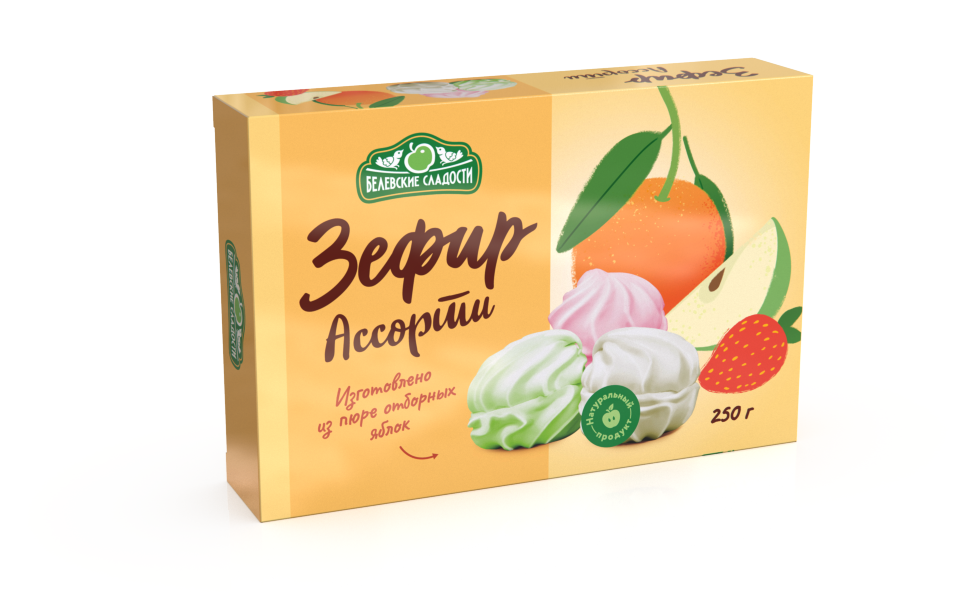  Зефир белевский "Ассорти" 250г в Тутаеве